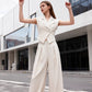 Women's Sleeveless Vest Short-Sleeved Suit
